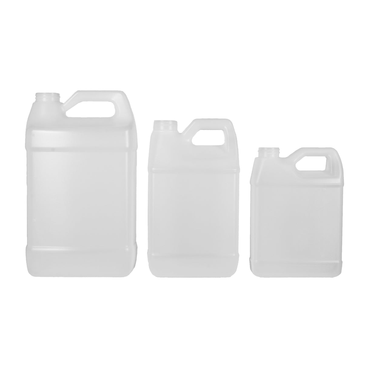 64 oz Industrial F-Style Jugs - Natural - Industrial Containers | General Bottle Supply