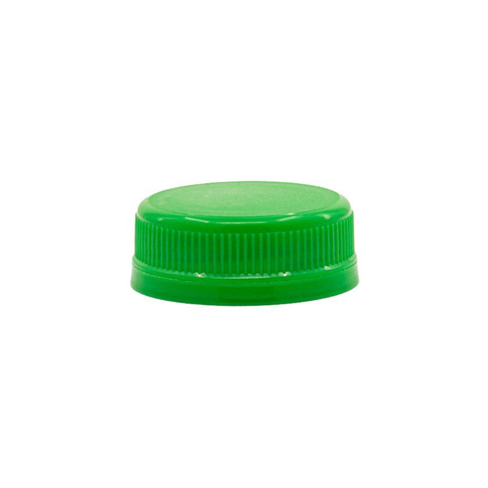 Juice or Dairy Caps - Green (38mm) - Assorted Caps | General Bottle Supply