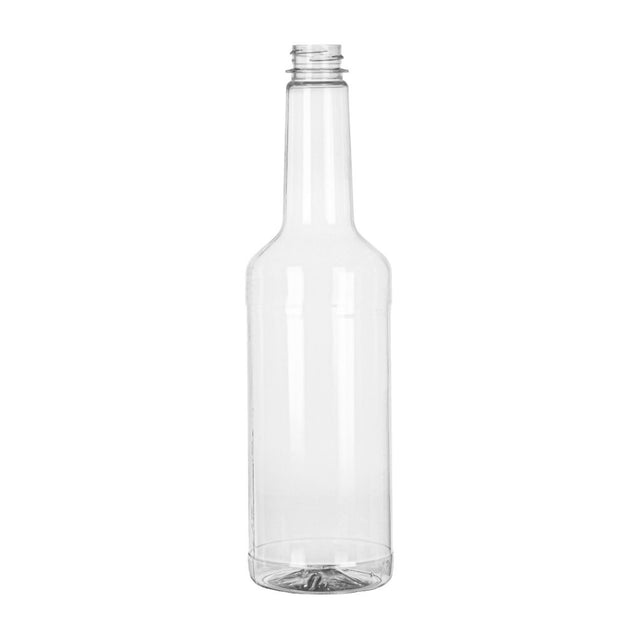 32 oz Long Neck Bar Mix PET Bottles - Clear - Plastic Bottle | General Bottle Supply