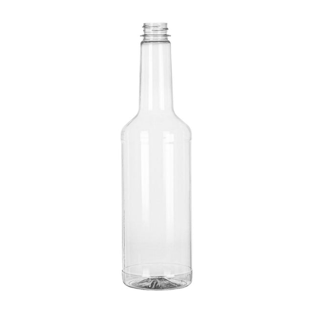 750 ml Long Neck Bar Mix PET Bottles - Clear - Plastic Bottle | General Bottle Supply