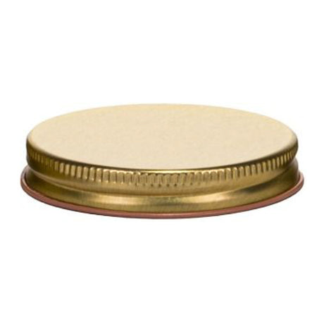 Metal Caps with Plastisol Liner - Continuous Thread - Gold (70/450 G) - Assorted Caps | General Bottle Supply