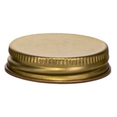 Metal Caps with Plastisol Liner - Continuous Thread - Gold (58/400) - Assorted Caps | General Bottle Supply