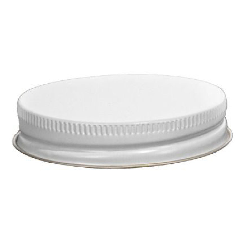 Metal Caps with Plastisol Liner - Continuous Thread - White (110/400) - Assorted Caps | General Bottle Supply