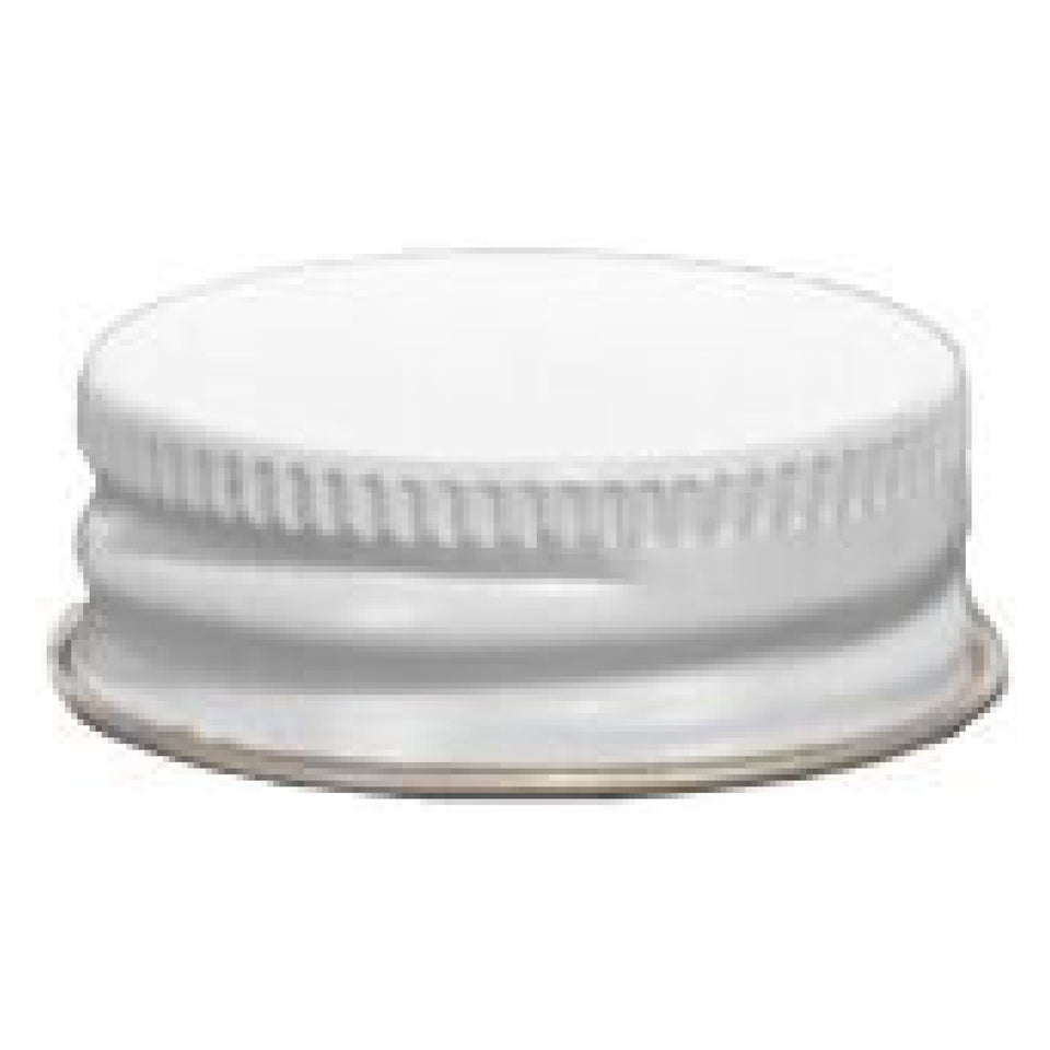 Metal Caps with Plastisol Liner - Continuous Thread - White (53/400) - Assorted Caps | General Bottle Supply