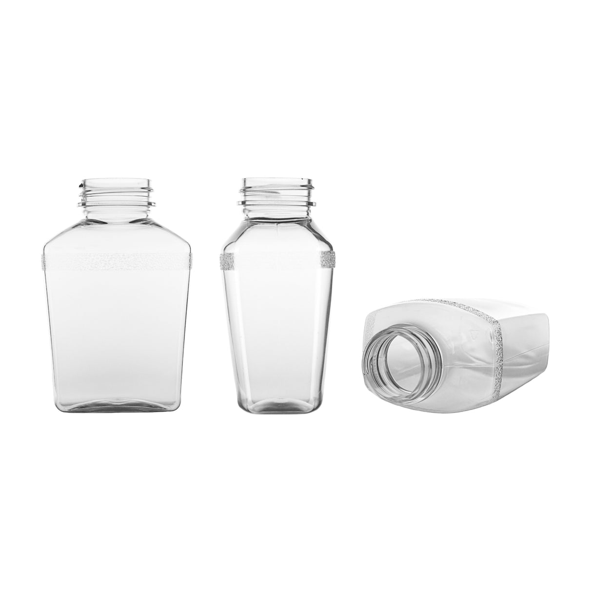 9 oz Rectangular Mustard Bottle PET - Clear - Plastic Bottle | General Bottle Supply