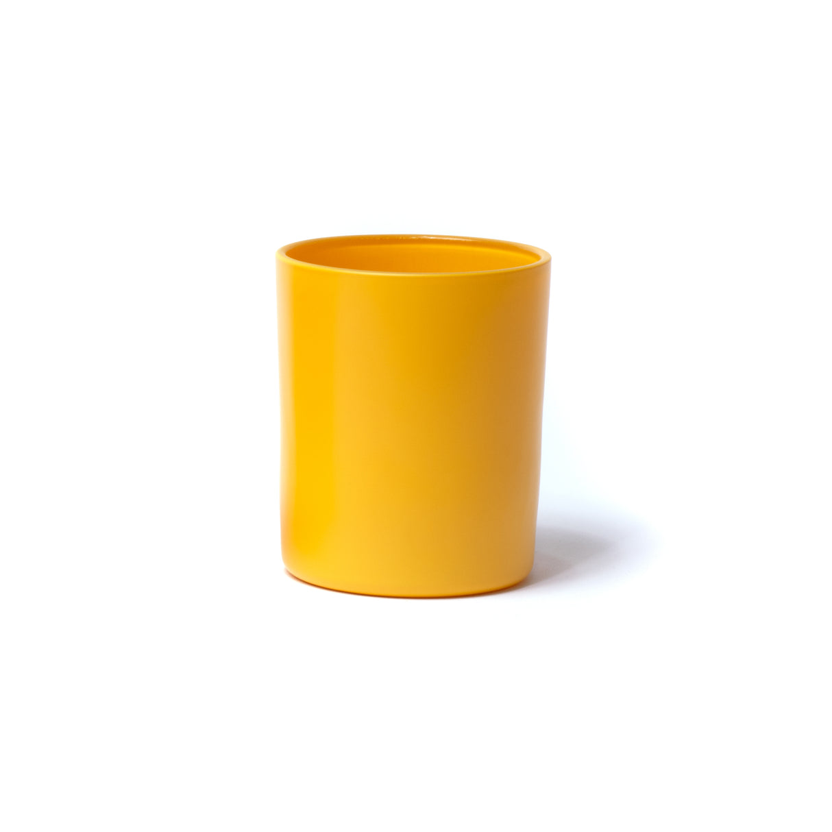 7oz Glass Candle Jar - Matte Orange (Mustard) - Glass Jar | General Bottle Supply