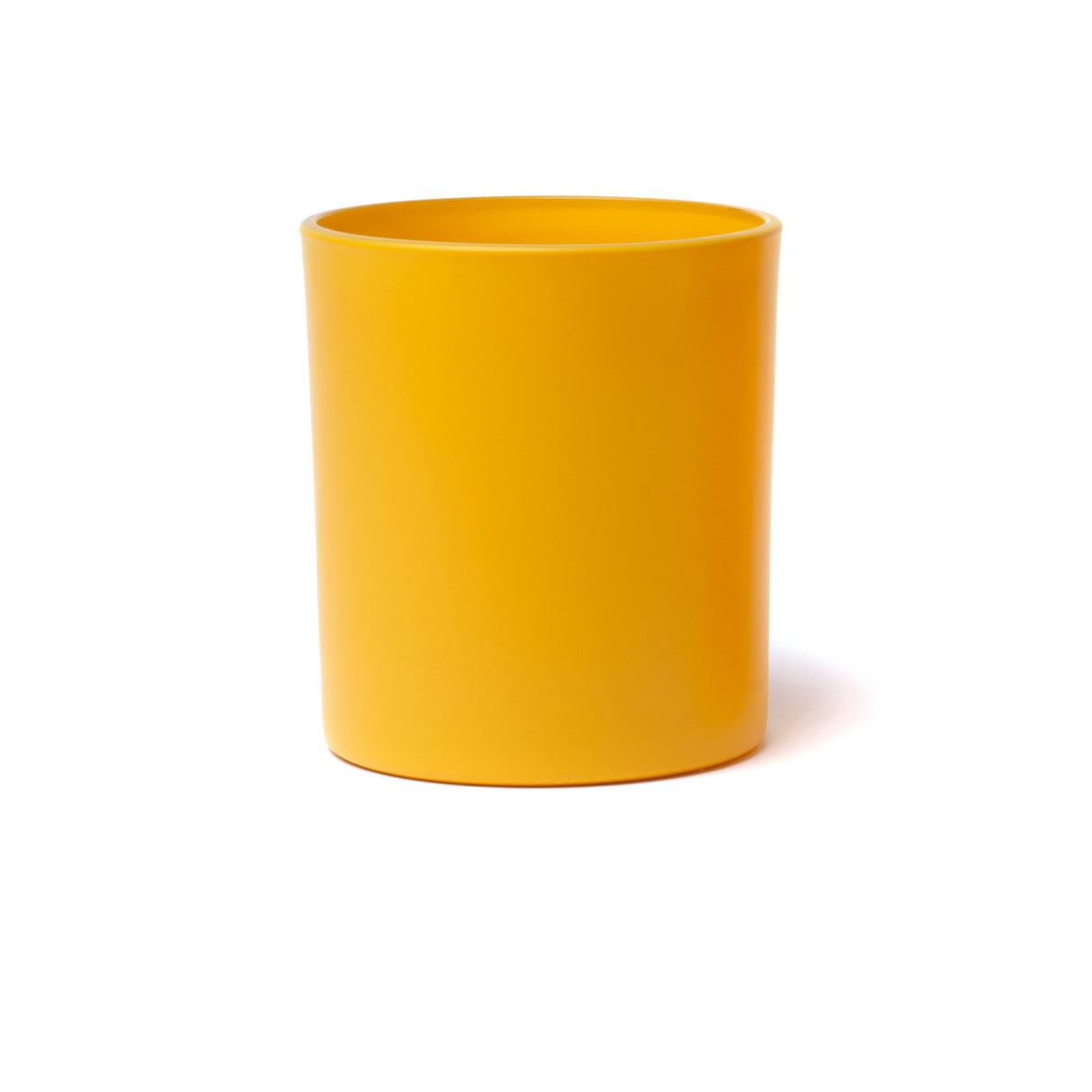 15oz Glass Candle Jar - Matte Orange (Mustard) - Glass Jar | General Bottle Supply