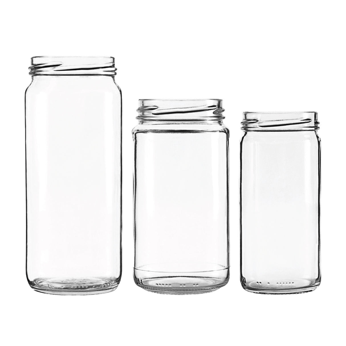 12 oz Paragon Jars - Lug Thread - Glass Jar | General Bottle Supply