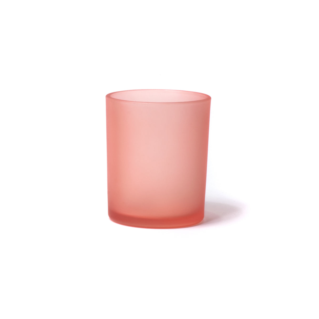 7oz Glass Candle Jar - Peach Frosted - Glass Jar | General Bottle Supply