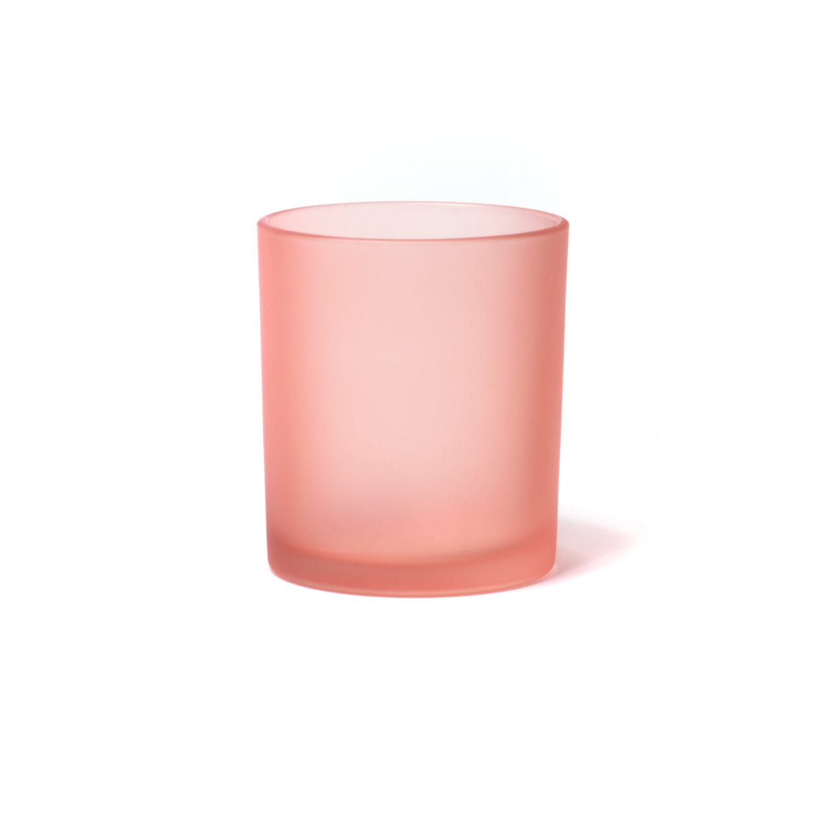 10oz Glass Candle Jar - Peach Frosted - Glass Jar | General Bottle Supply