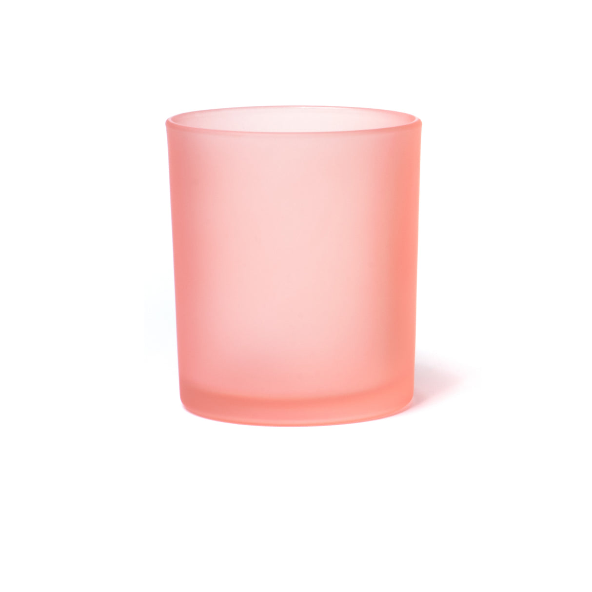 15oz Glass Candle Jar - Peach Frosted - Glass Jar | General Bottle Supply
