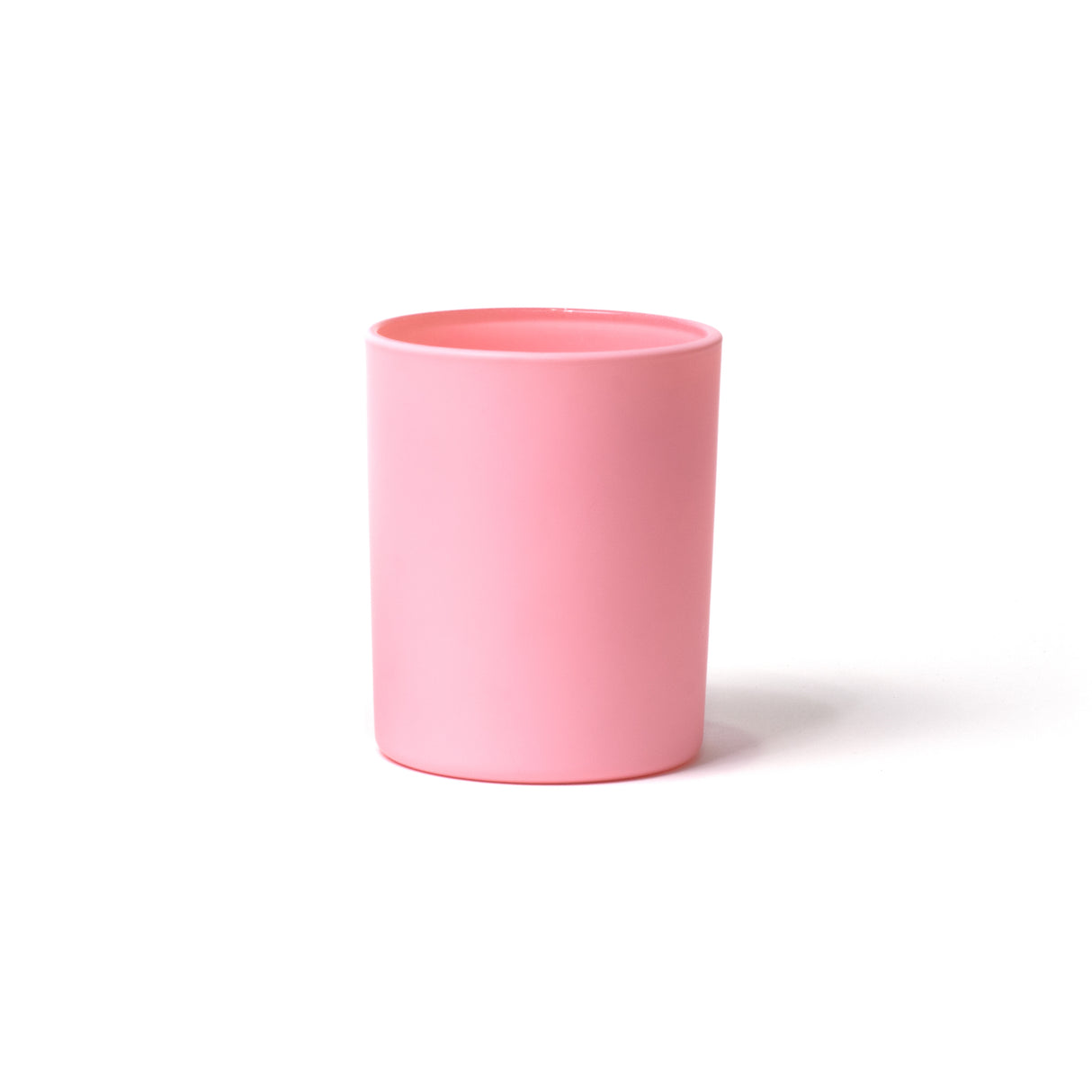 7oz Glass Candle Jar - Pink Frosted (Matte Pink) - Glass Jar | General Bottle Supply