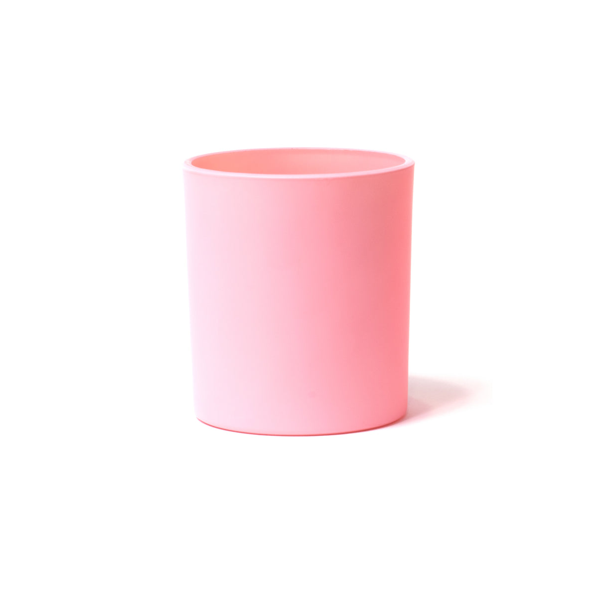 10oz Glass Candle Jar - Pink Frosted (Matte Pink) - Glass Jar | General Bottle Supply