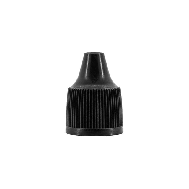 Plastic Dropper Caps - Black (15/415) - Dispensing Caps | General Bottle Supply