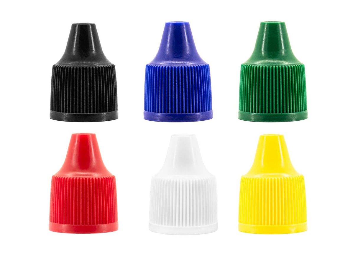 Plastic Dropper Caps - Yellow (15/415) - Dispensing Caps | General Bottle Supply