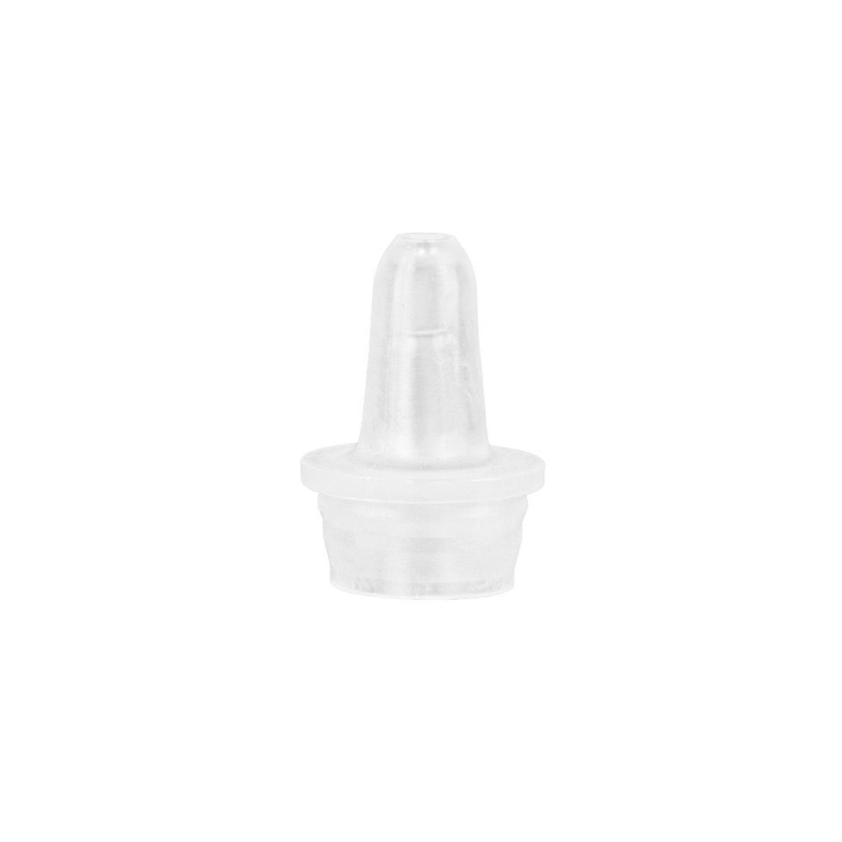 Plastic Dropper Tips (Snap Ring) - Natural (15mm Controlled Tip) - Dispensing Caps | General Bottle Supply