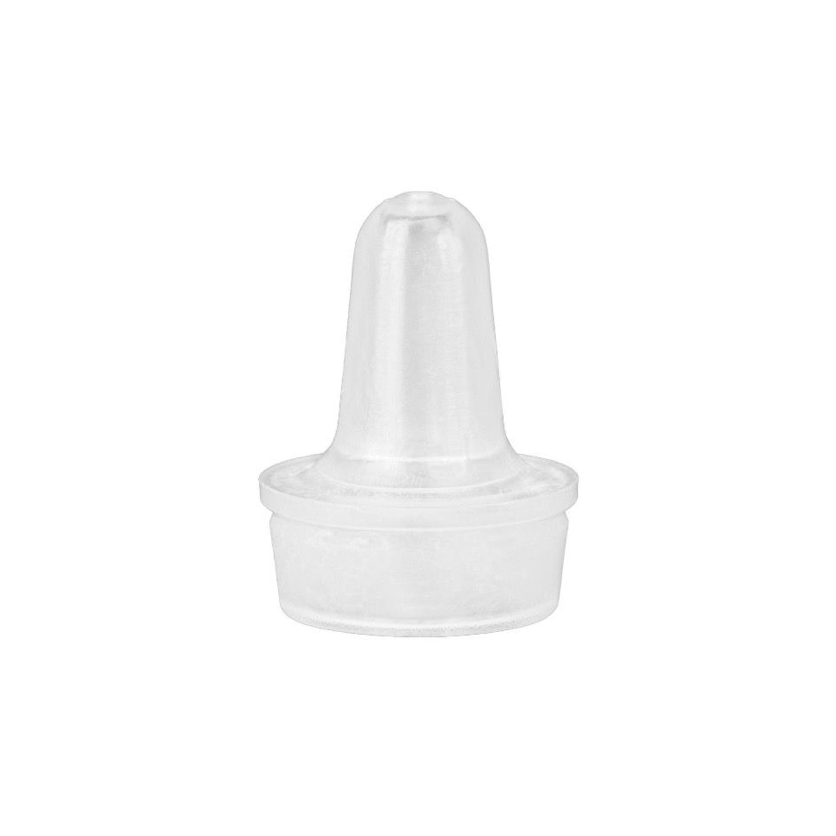 Plastic Dropper Tips (Snap Ring) - Natural (20mm Controlled Tip) - Dispensing Caps | General Bottle Supply