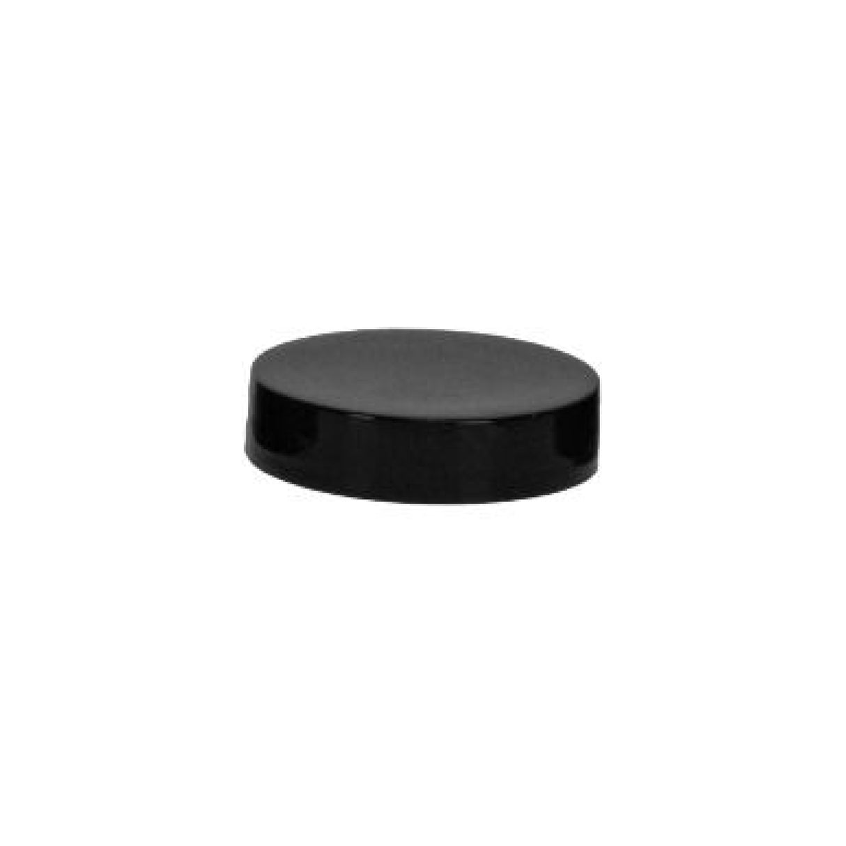Plastic Smooth Caps with Foam Liner (F217) - Black (43/400) - Assorted Caps | General Bottle Supply