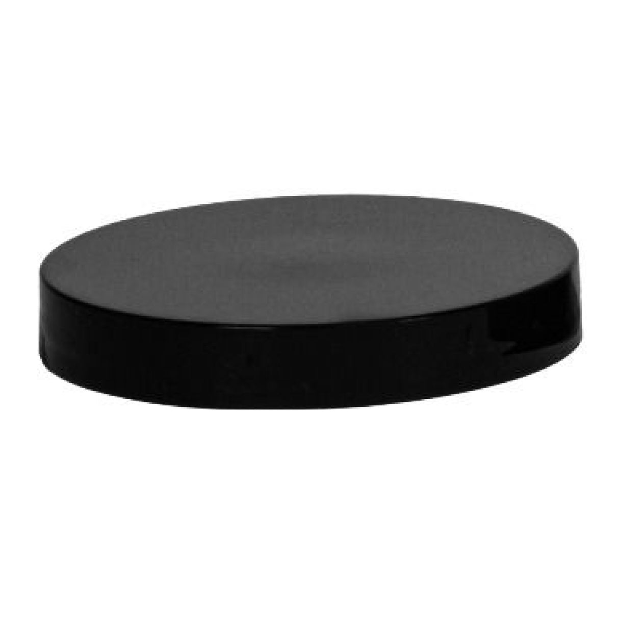 Plastic Smooth Caps with Foam Liner (F217) - Black (89/400) - Assorted Caps | General Bottle Supply