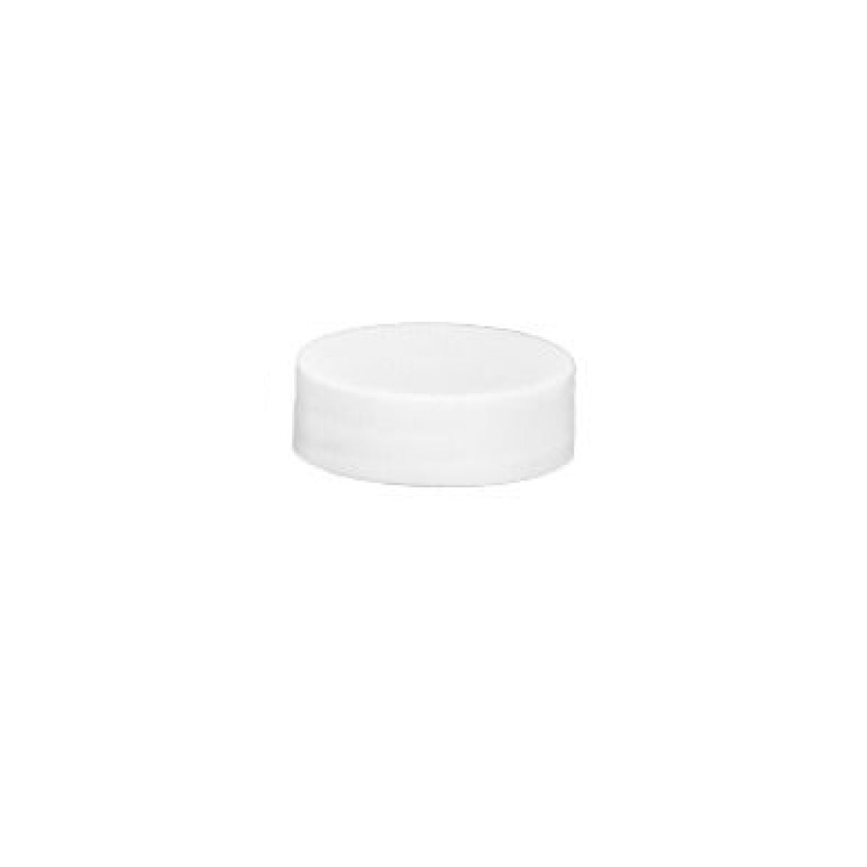 Plastic Smooth Caps with Foam Liner (F217) - White (33/400) - Assorted Caps | General Bottle Supply