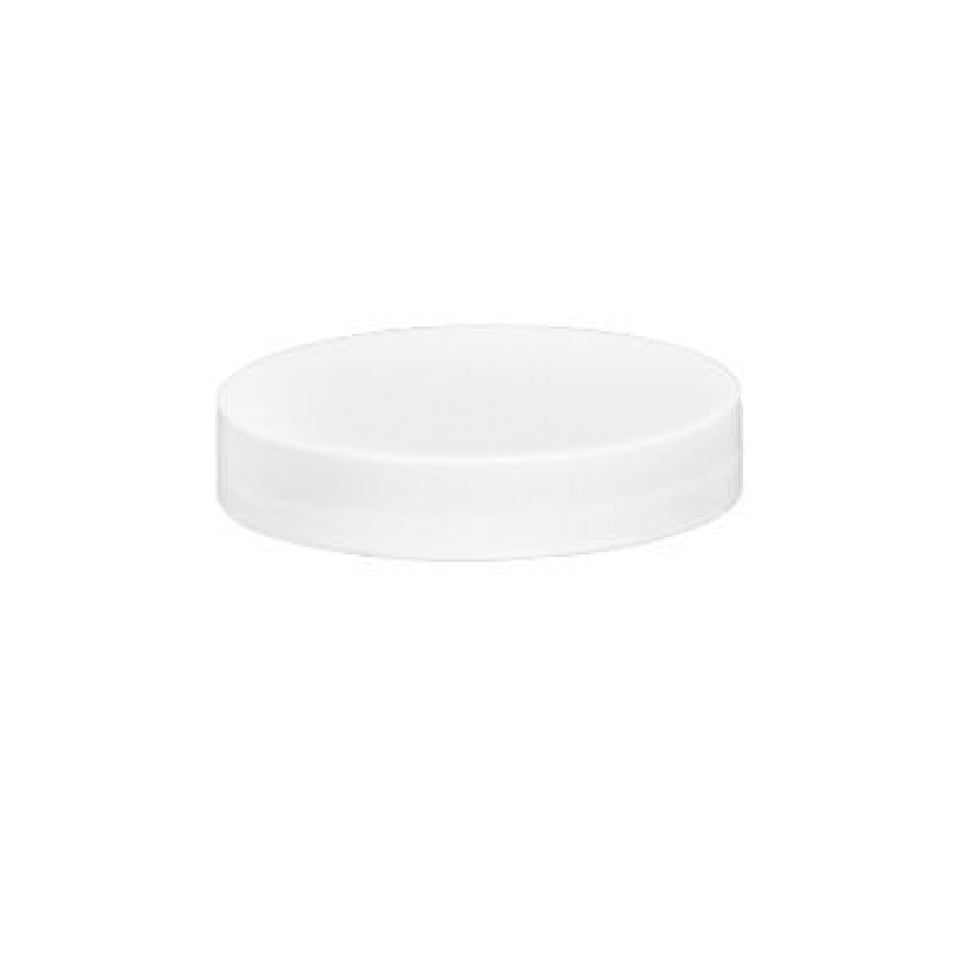 Plastic Smooth Caps with Foam Liner (F217) - White (58/400) - Assorted Caps | General Bottle Supply