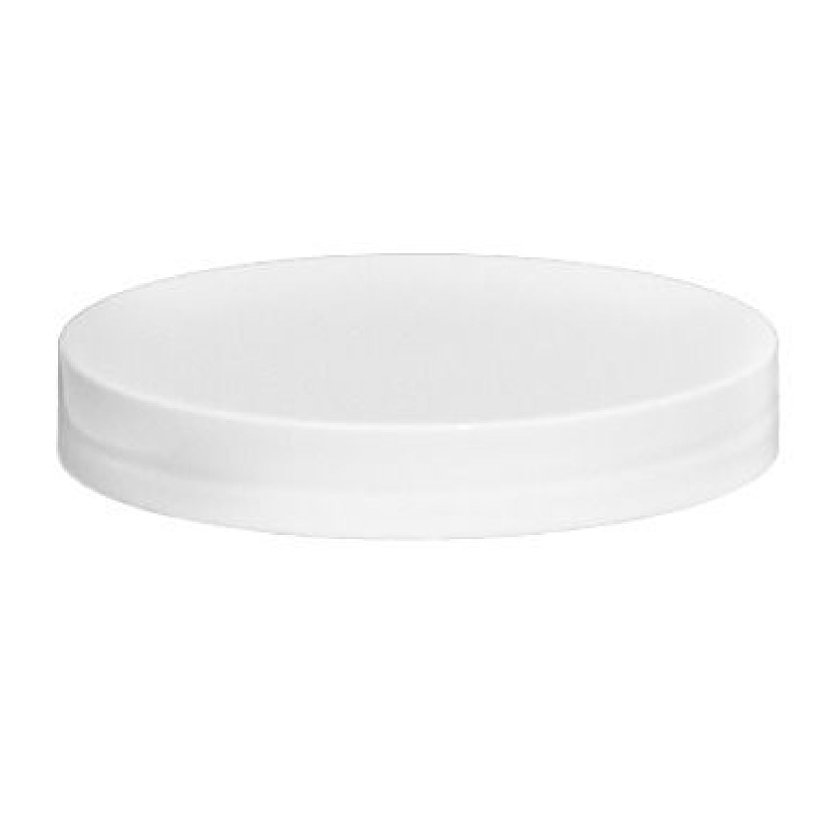 Plastic Smooth Caps with Foam Liner (F217) - White (89/400) - Assorted Caps | General Bottle Supply