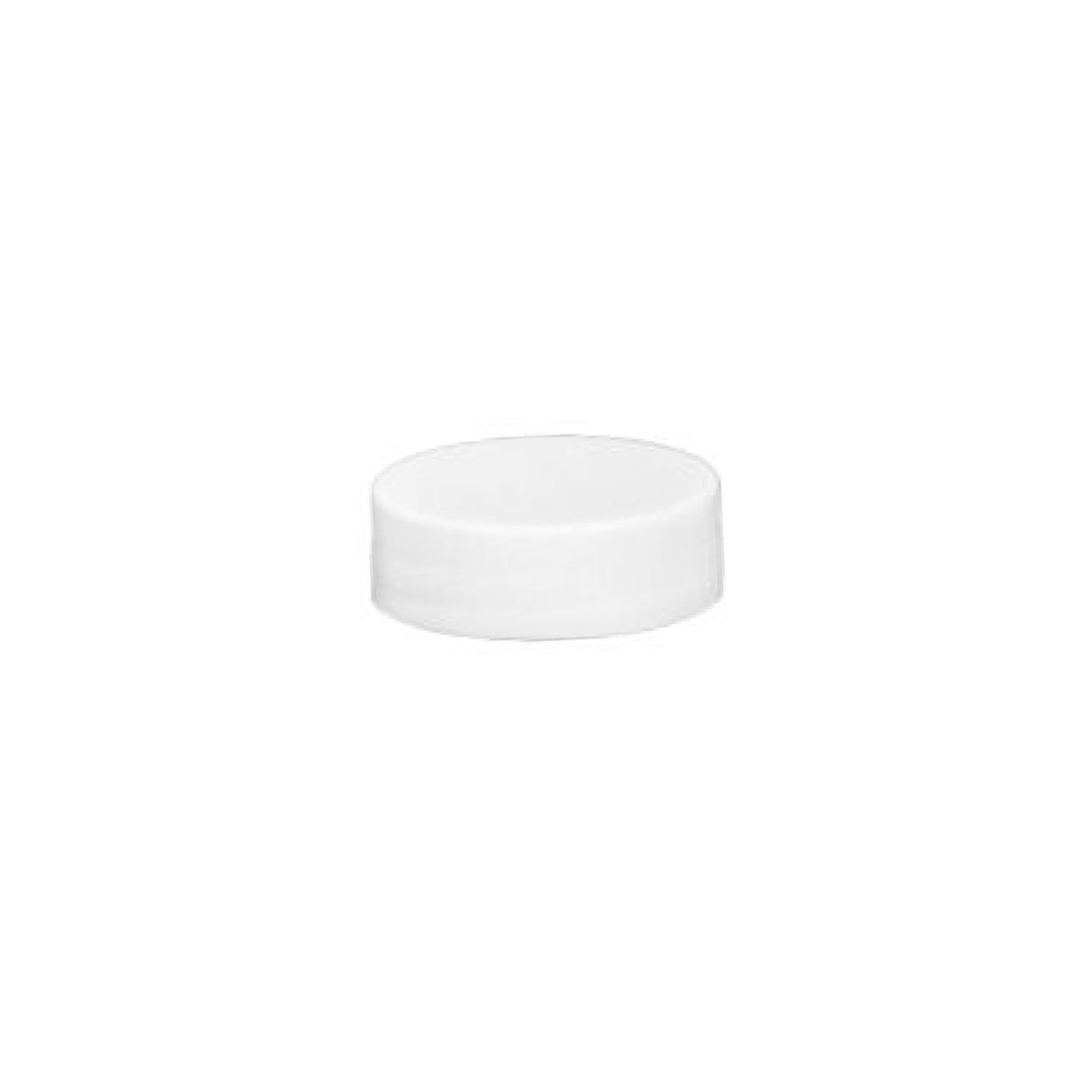 Plastic Smooth Cap with Pressure Sensitive Liner (PS) - White (33/400) - Assorted Caps | General Bottle Supply