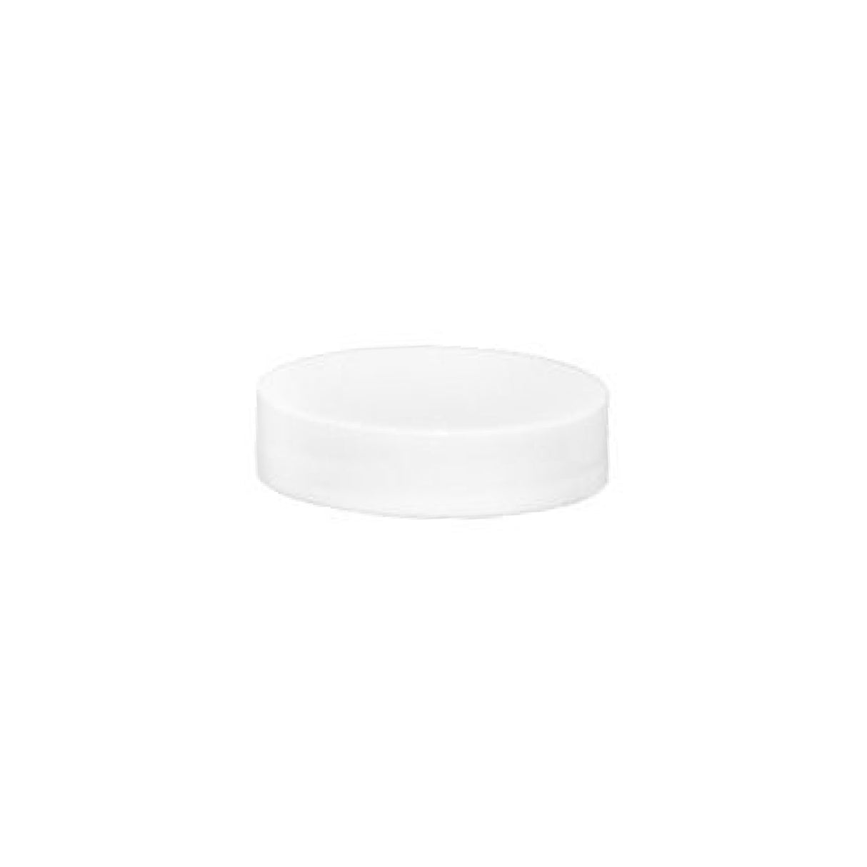 Plastic Smooth Cap with Pressure Sensitive Liner (PS) - White (43/400) - Assorted Caps | General Bottle Supply