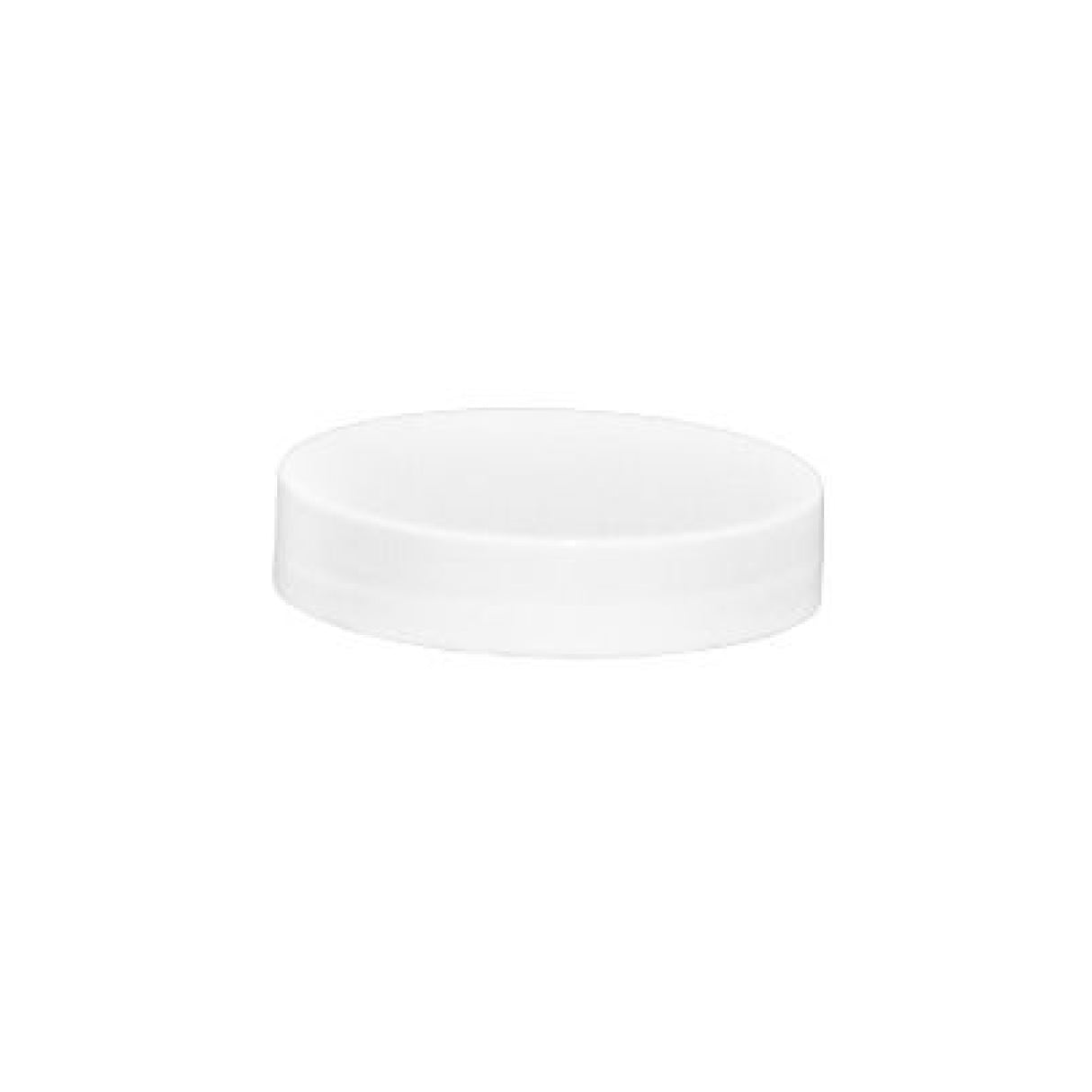 Plastic Smooth Cap with Pressure Sensitive Liner (PS) - White (53/400) - Assorted Caps | General Bottle Supply