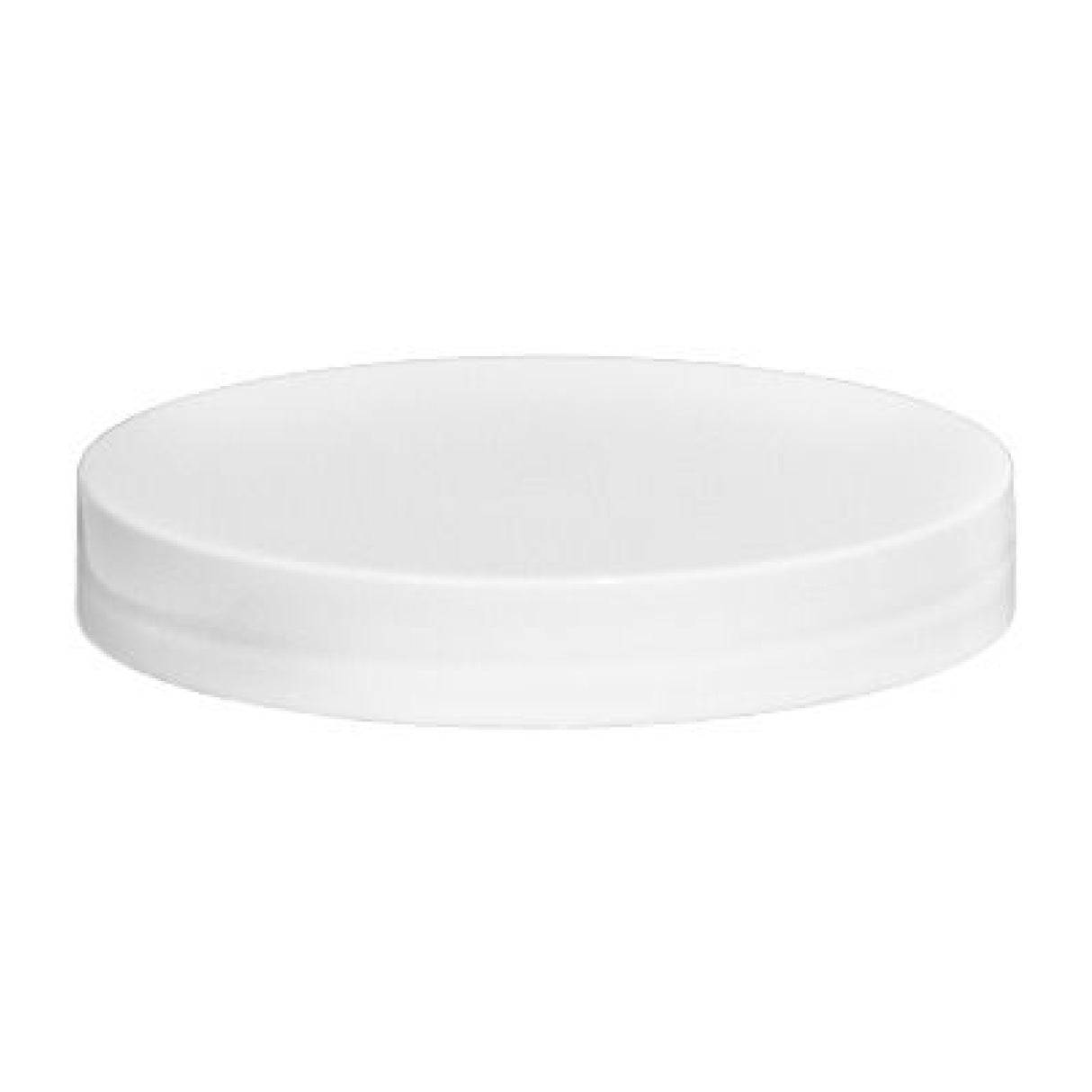 Plastic Smooth Cap with Pressure Sensitive Liner (PS) - White (89/400) - Assorted Caps | General Bottle Supply