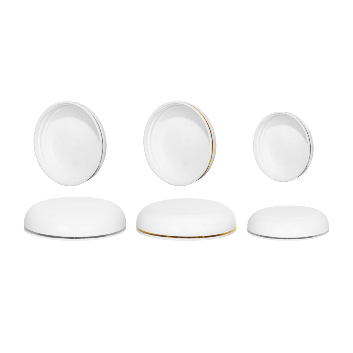 Plastic Smooth Dome Caps Banded (70/400) - Assorted Caps | General Bottle Supply