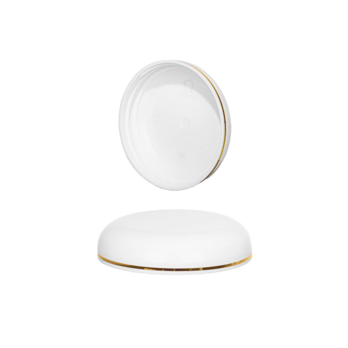 Plastic Smooth Dome Caps Banded (70/400) - Assorted Caps | General Bottle Supply