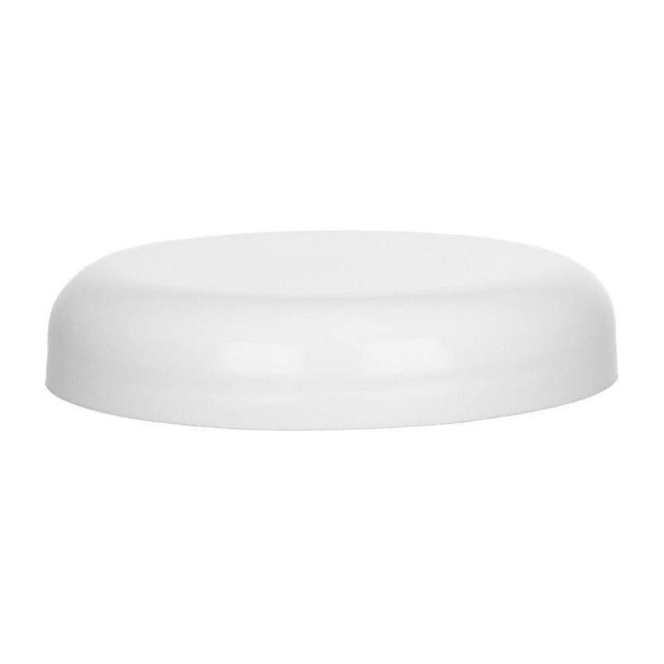 Plastic Smooth Dome Caps Unlined - White (89/400) - Assorted Caps | General Bottle Supply