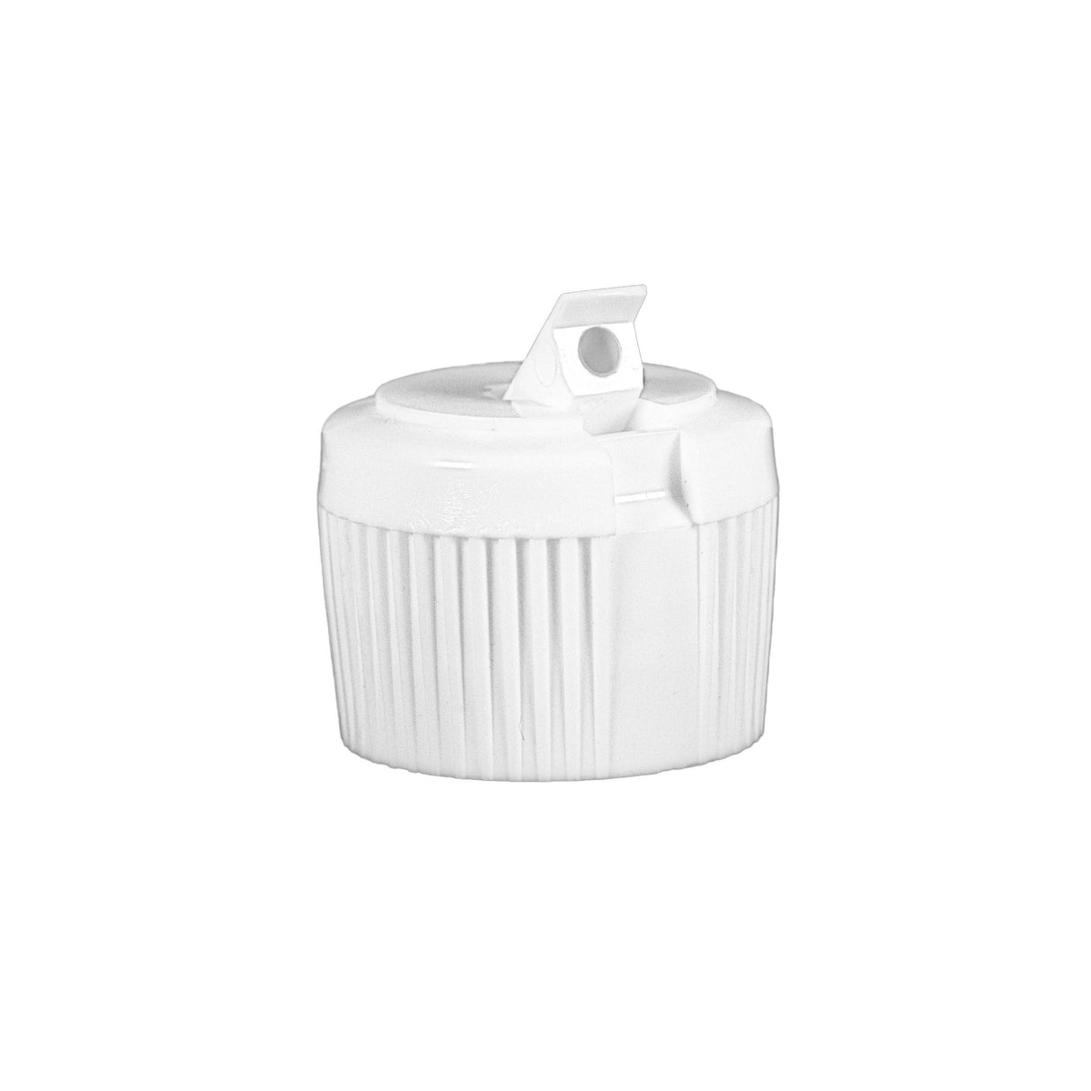Polytop Ribbed Cap PS218 - White (28/400) - Dispensing Caps | General Bottle Supply