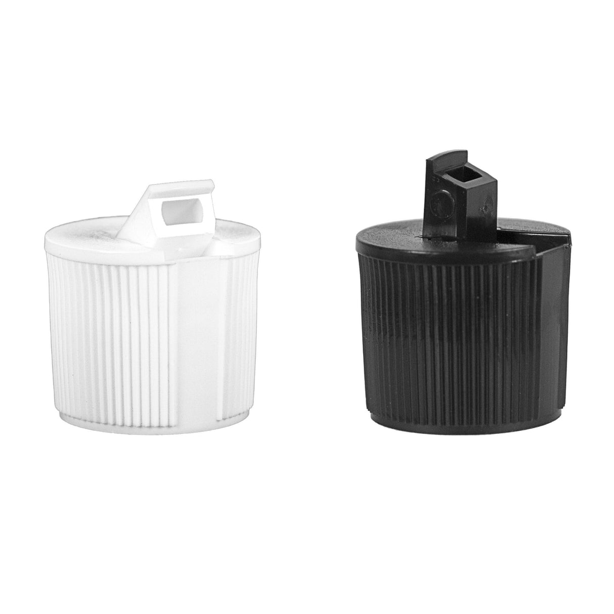 Polytop Ribbed Cap PS258 - White (24/410) - Dispensing Caps | General Bottle Supply