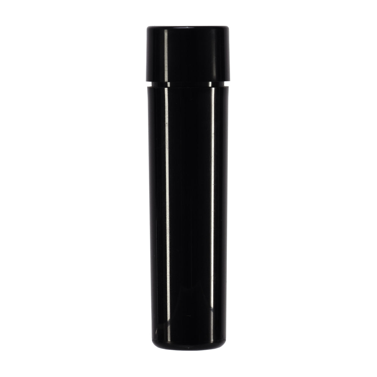2.7" Tall 8 ml PP Tube (16mm) - Black - Plastic Tube | General Bottle Supply