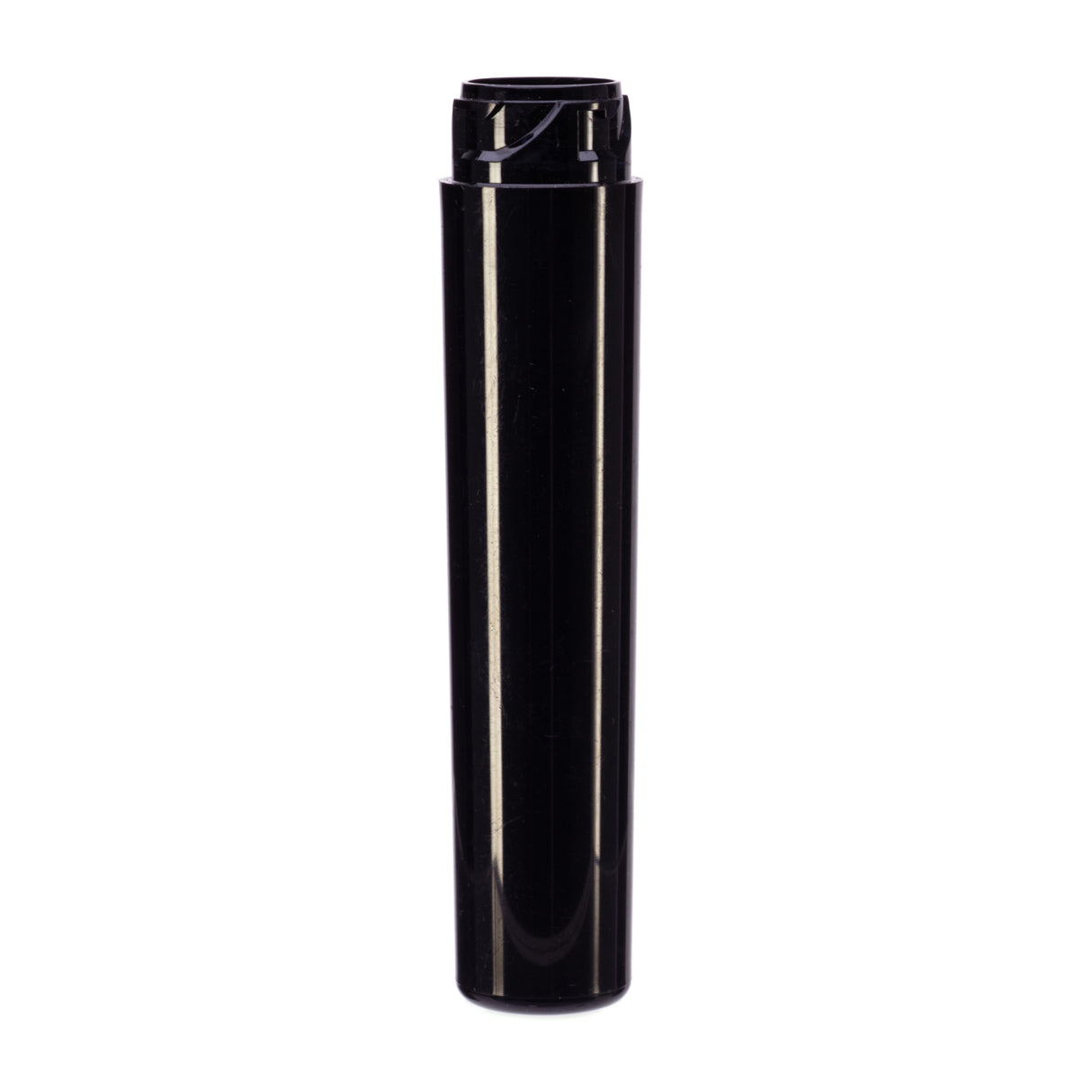 3.3" Tall 10 ml PP Tube (16mm) - Black - Plastic Tube | General Bottle Supply