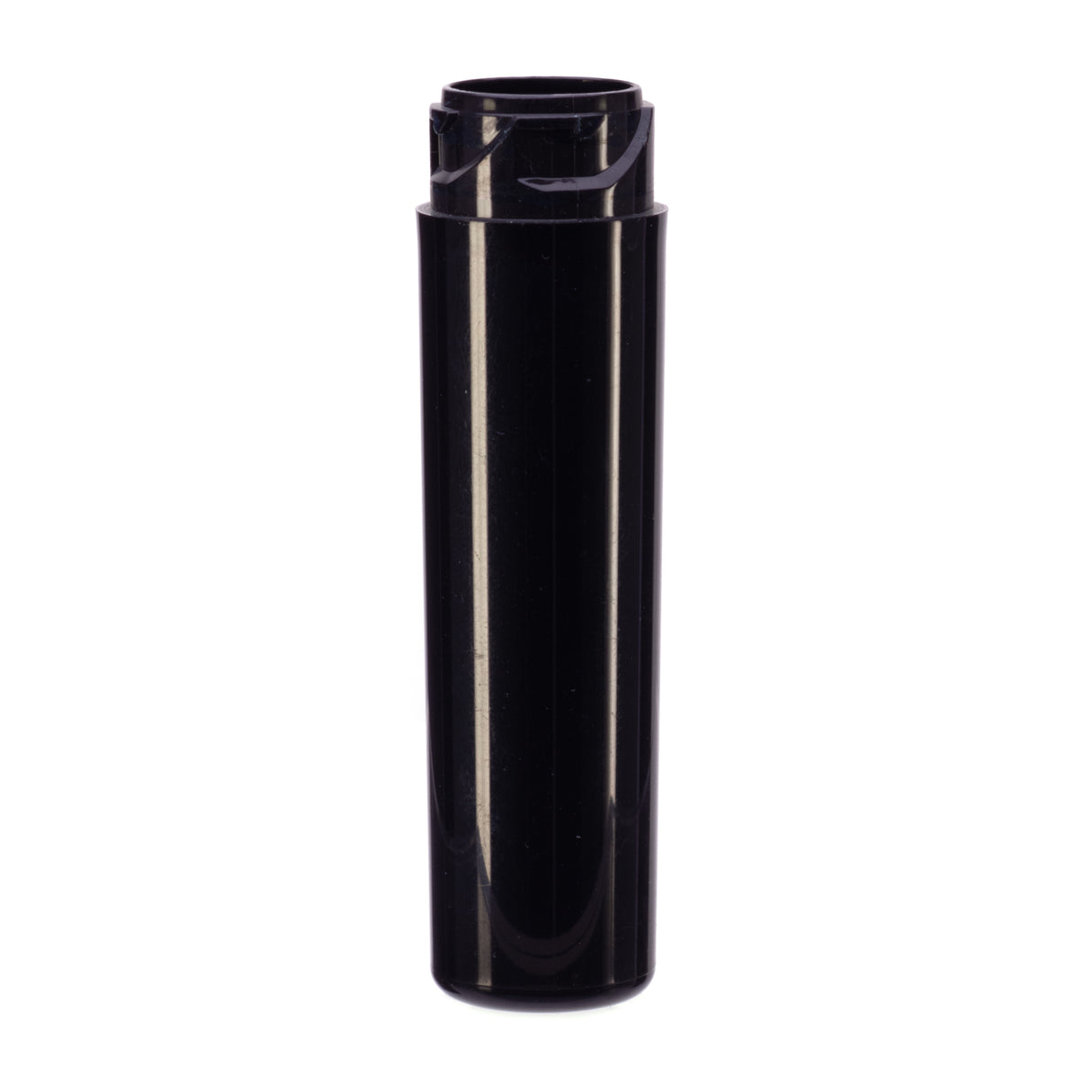 2.7" Tall 8 ml PP Tube (16mm) - Black - Plastic Tube | General Bottle Supply