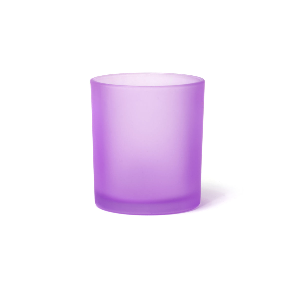 10oz Glass Candle Jar - Purple Frosted - Glass Jar | General Bottle Supply