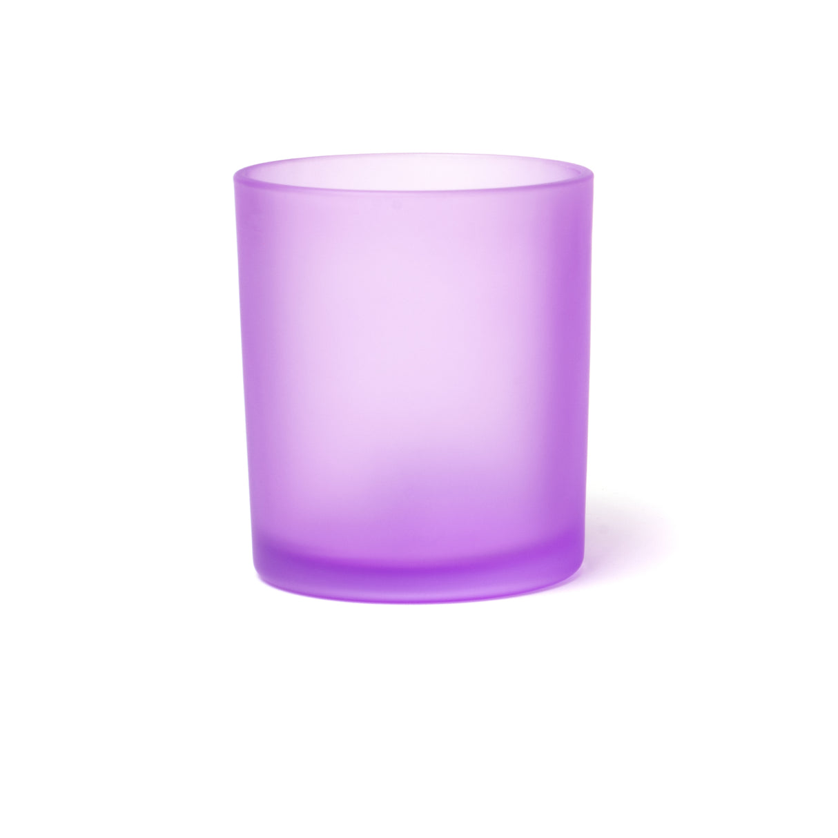 15oz Glass Candle Jar - Purple Frosted - Glass Jar | General Bottle Supply