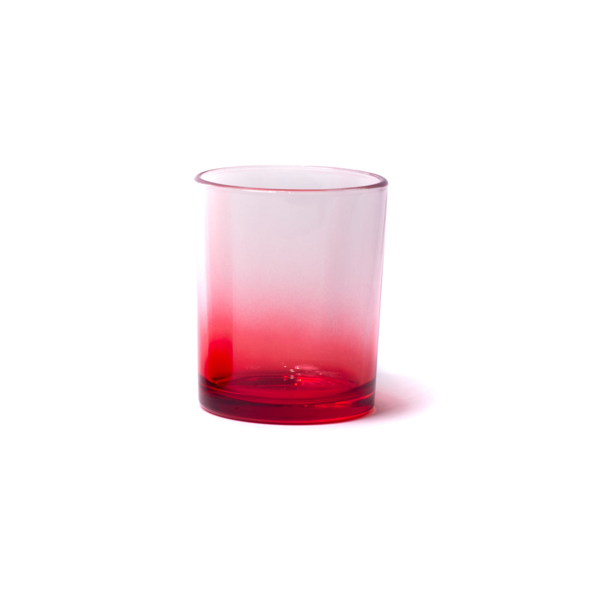 7oz Glass Candle Jar - Red Gradient - Glass Jar | General Bottle Supply