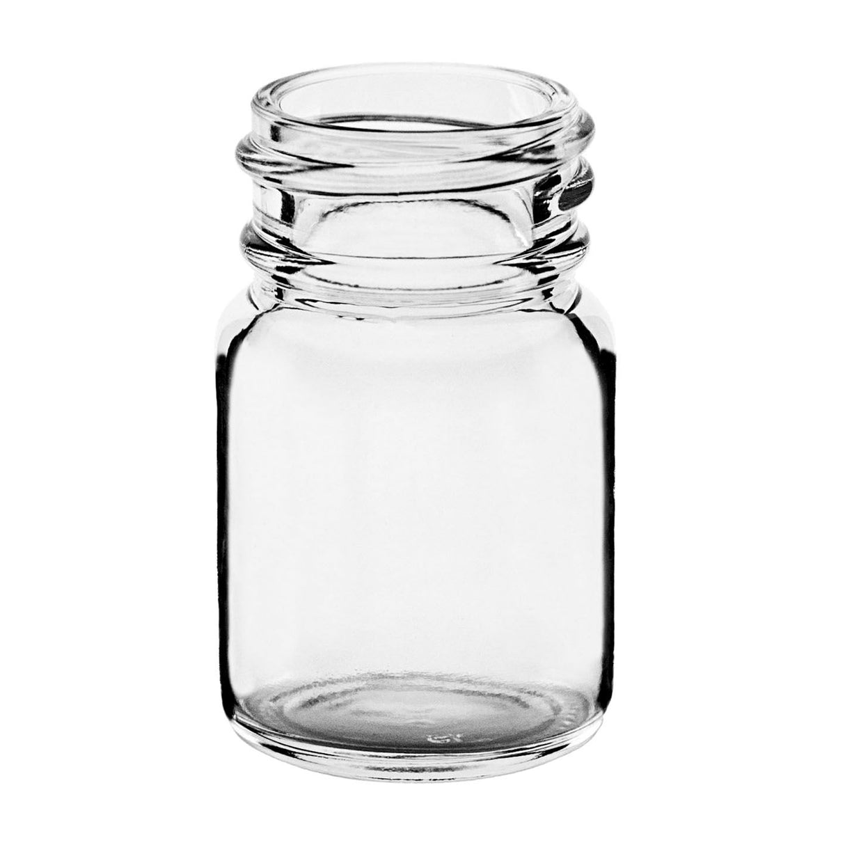 0.5 oz Round Lotion Bottle - Glass Bottle | General Bottle Supply