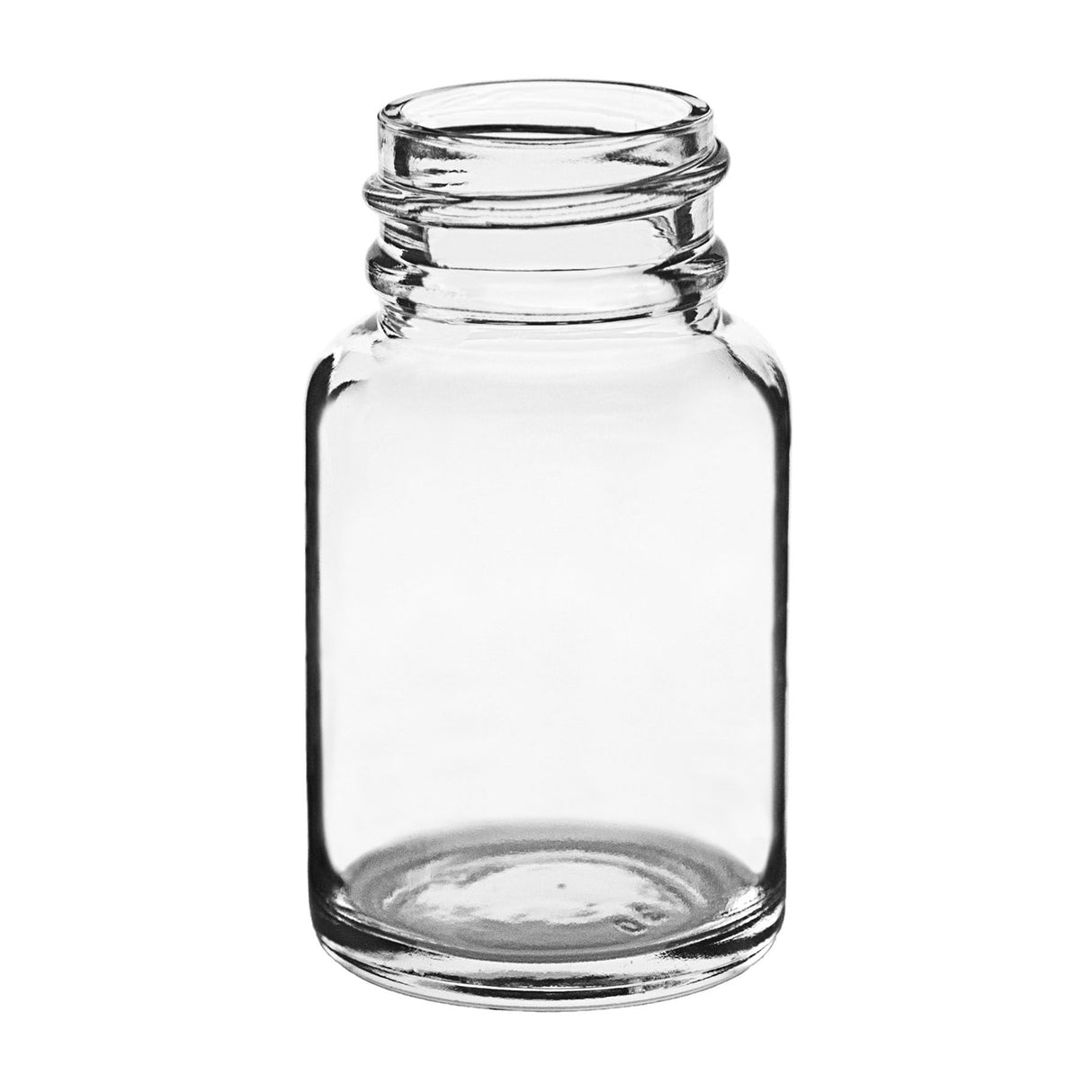 1 oz Round Lotion Bottle - Glass Bottle | General Bottle Supply