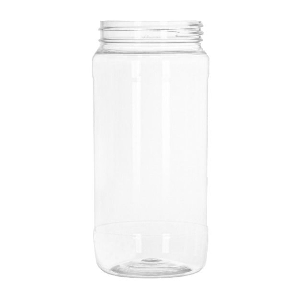16 oz Round PET Plastic Jars - Clear - Plastic Jar | General Bottle Supply
