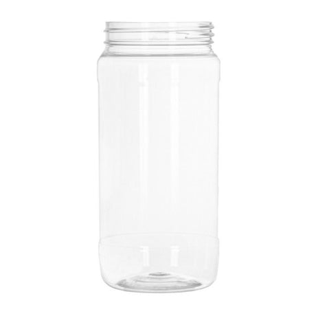 16 oz Round PET Plastic Jars - Clear - Plastic Jar | General Bottle Supply