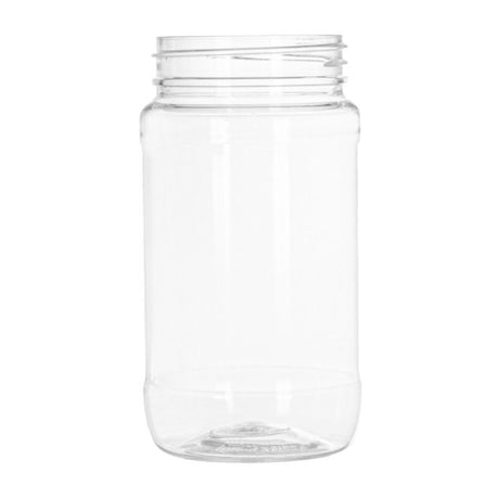 8 oz Round PET Plastic Jars - Clear - Plastic Jar | General Bottle Supply
