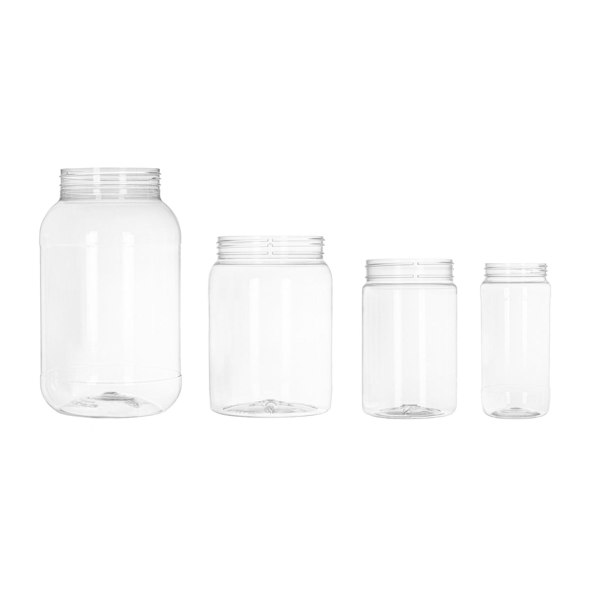 32 oz Round PET Plastic Jars - Clear - Plastic Jar | General Bottle Supply