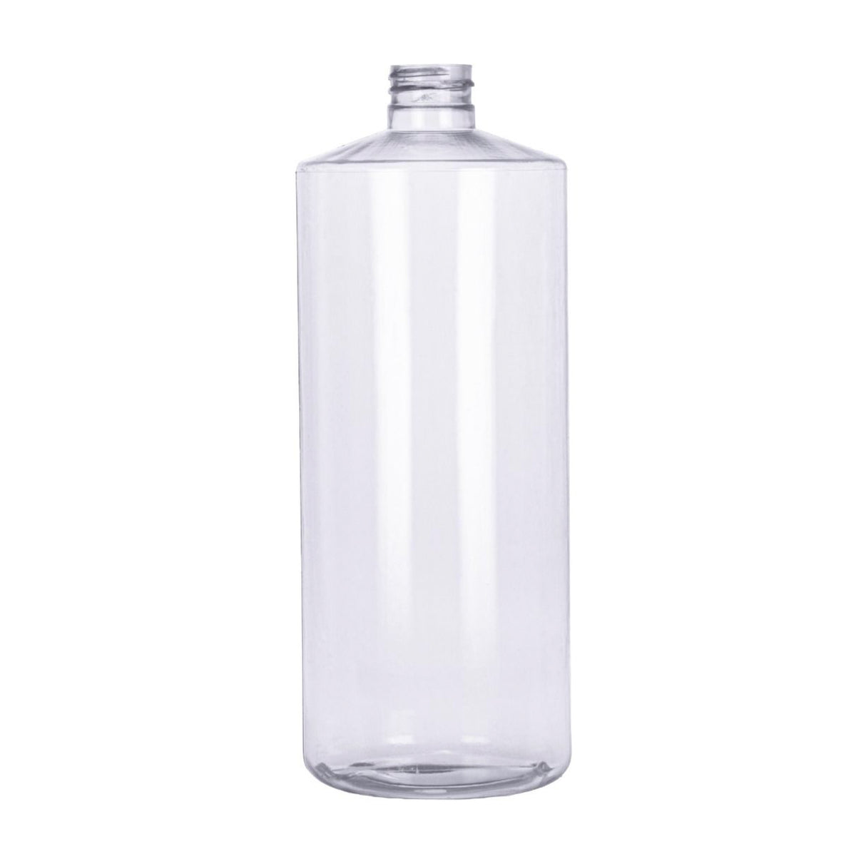 32 oz Cylinder Round PVC Bottles - Clear - Plastic Bottle | General Bottle Supply