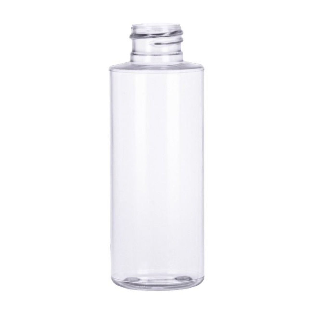4 oz Cylinder Round PVC Bottles - Clear - Plastic Bottle | General Bottle Supply