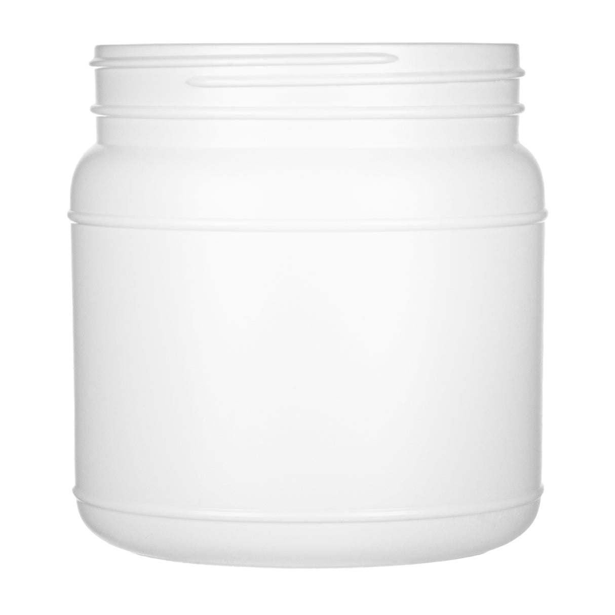 1000 cc Round Packer HDPE Bottles - White - Plastic Bottle | General Bottle Supply